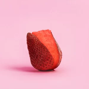 Frutta gelato gusto fragola